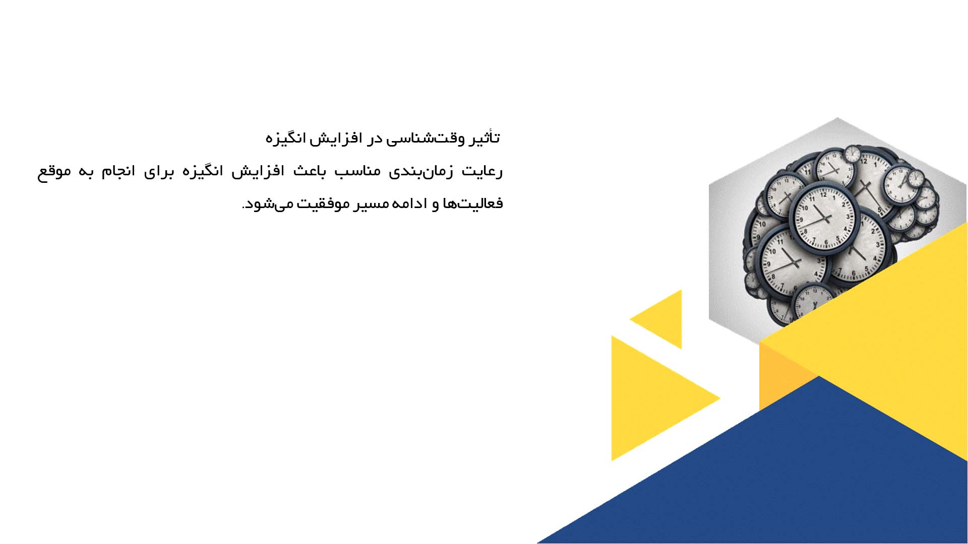پاورپوینت در مورد تأثیر وقت‌شناسی در بهبود عادات روزانه